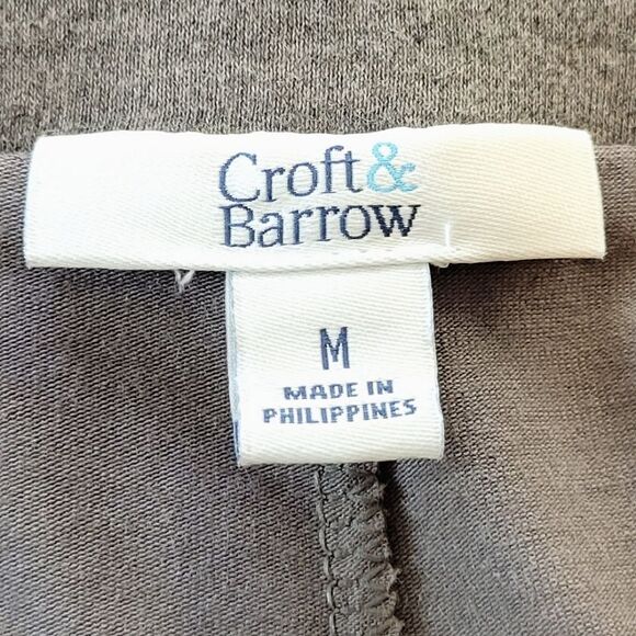 Craft & Barrow Gray Mid Rise Easy Knit Skorts Size M - Picture 3 of 8